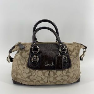 Coach
Ashley New Signature Sateen Large Satchel